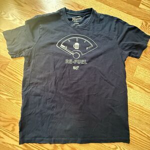 An Original Penguin T-Shirt Men XL “Re-fuel” Print T Shirt Blue 100% Cotton